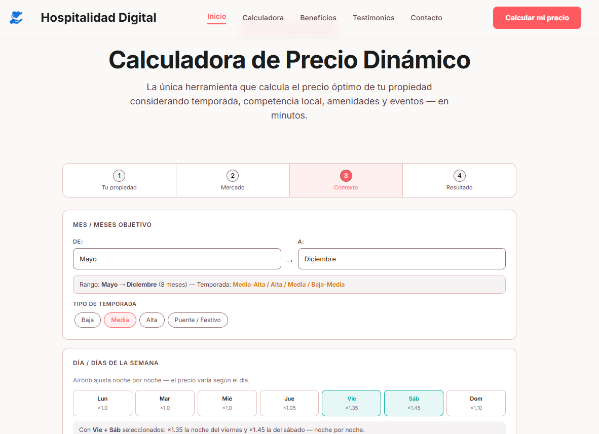 Paso 4: ajusta por temporada y días